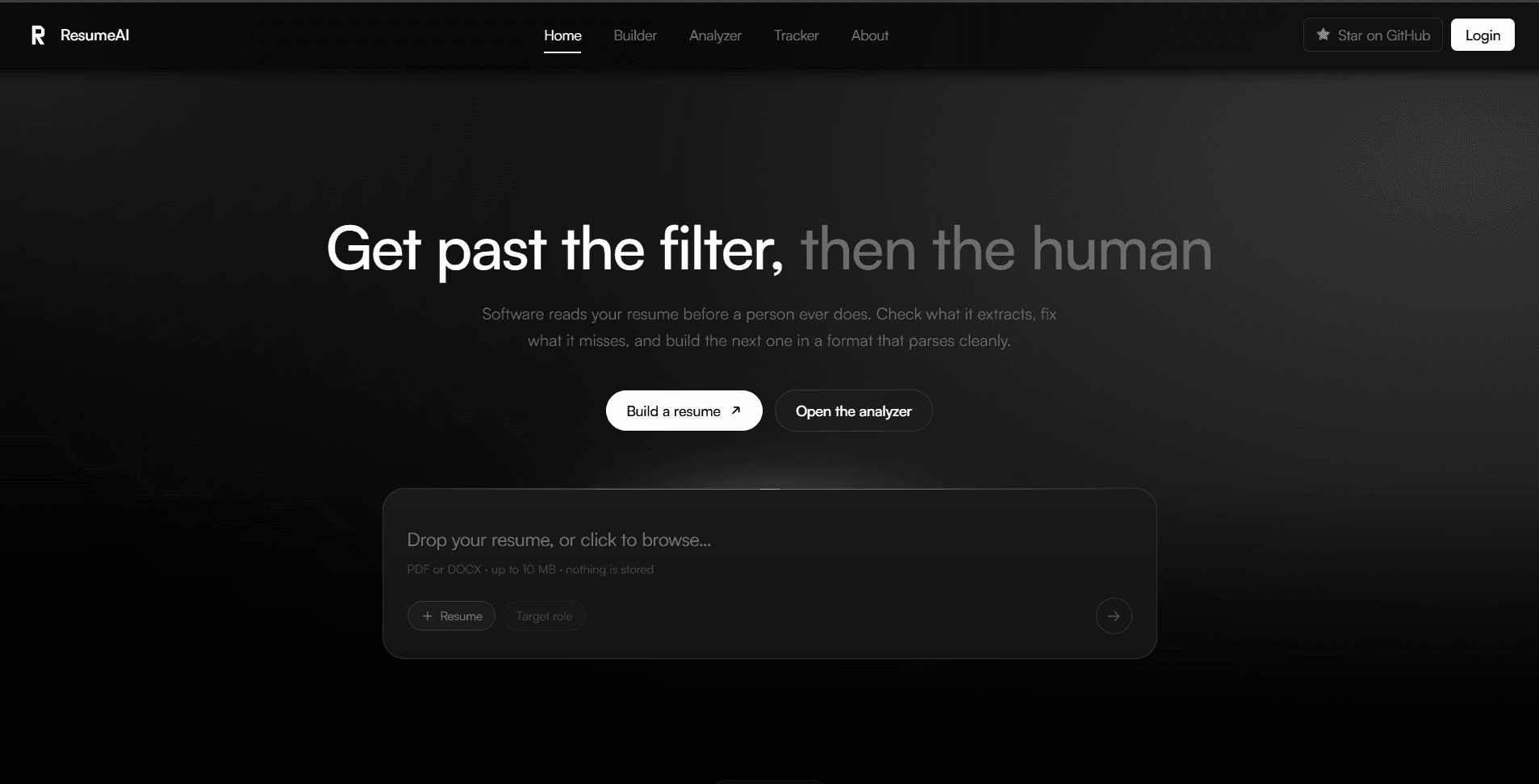 Resume AI — Smart Resume Analyzer & Builder