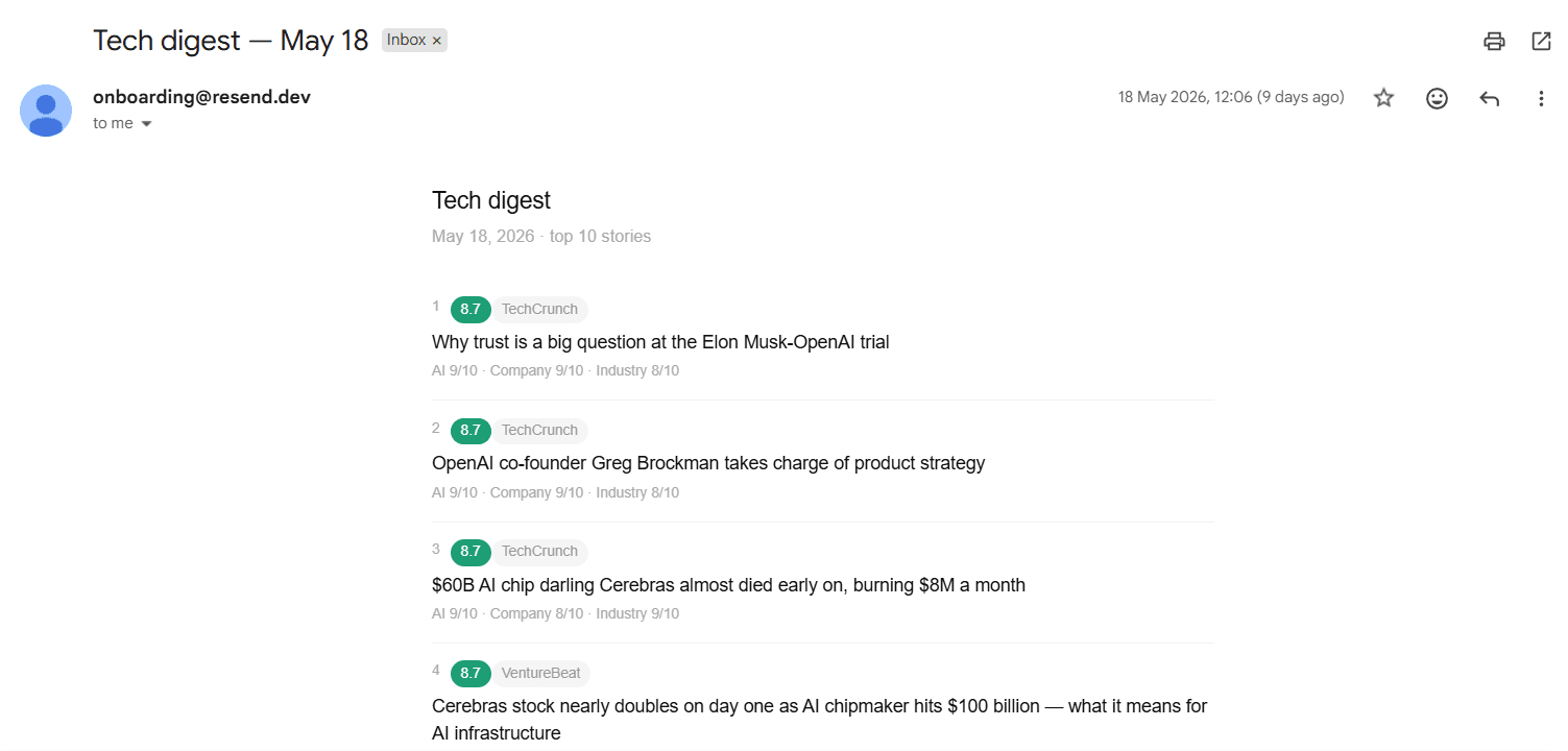 TheSignal — Get the daily digest straight to your inbox
